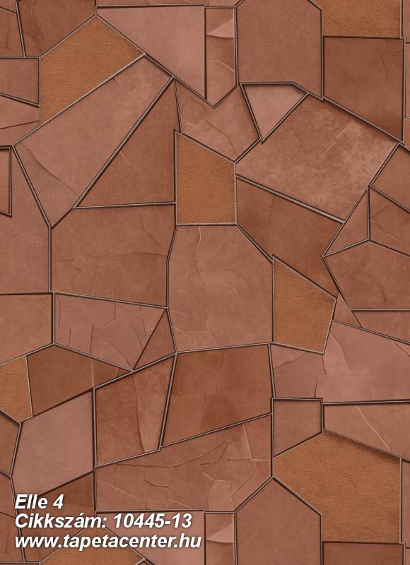 3d hatású,beton,geometriai mintás,kőhatású-kőmintás,arany,narancs-terrakotta,lemosható,vlies tapéta 